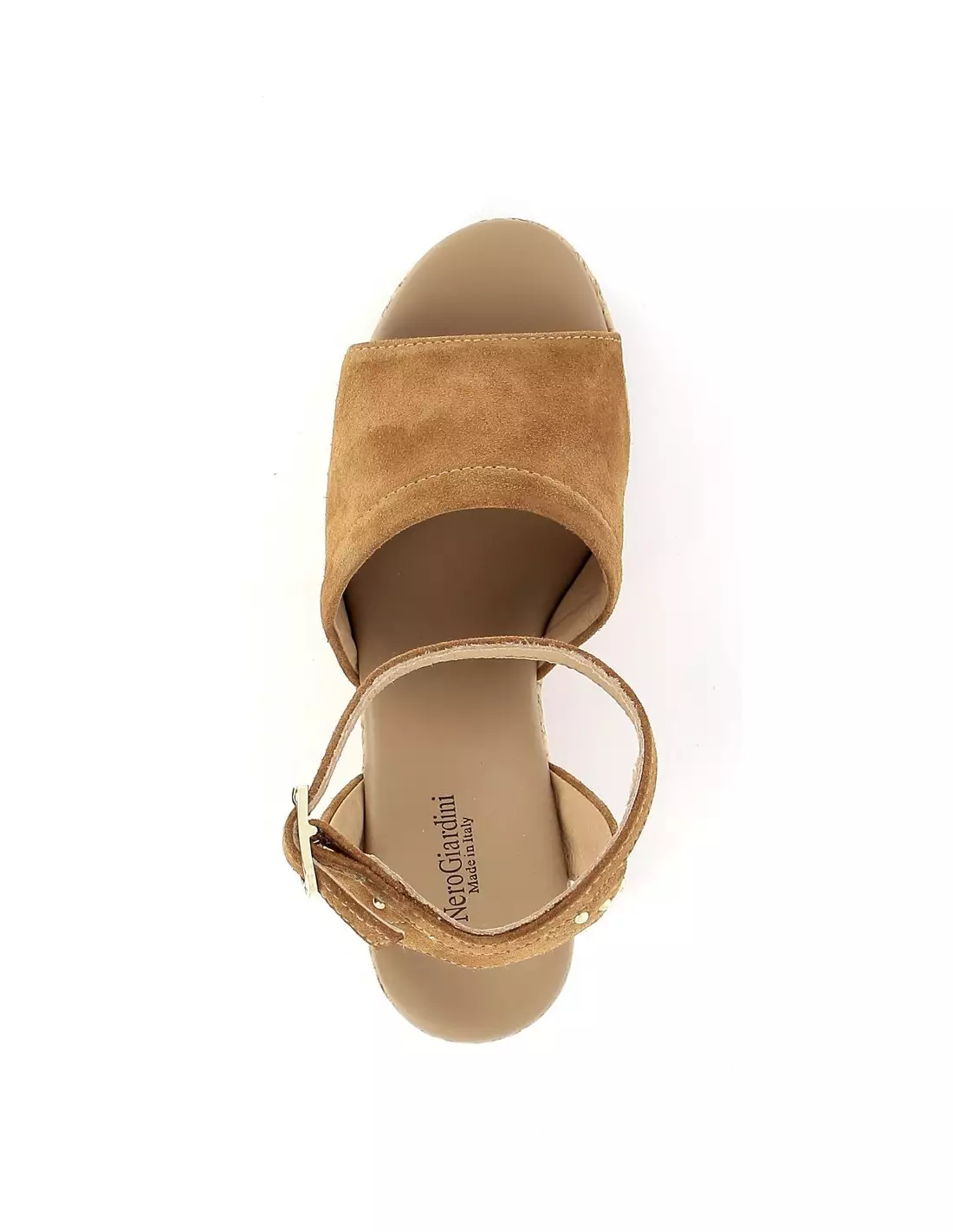 NEROGIARDINI E307663D - Sandales & nu-pieds Velourtobacco