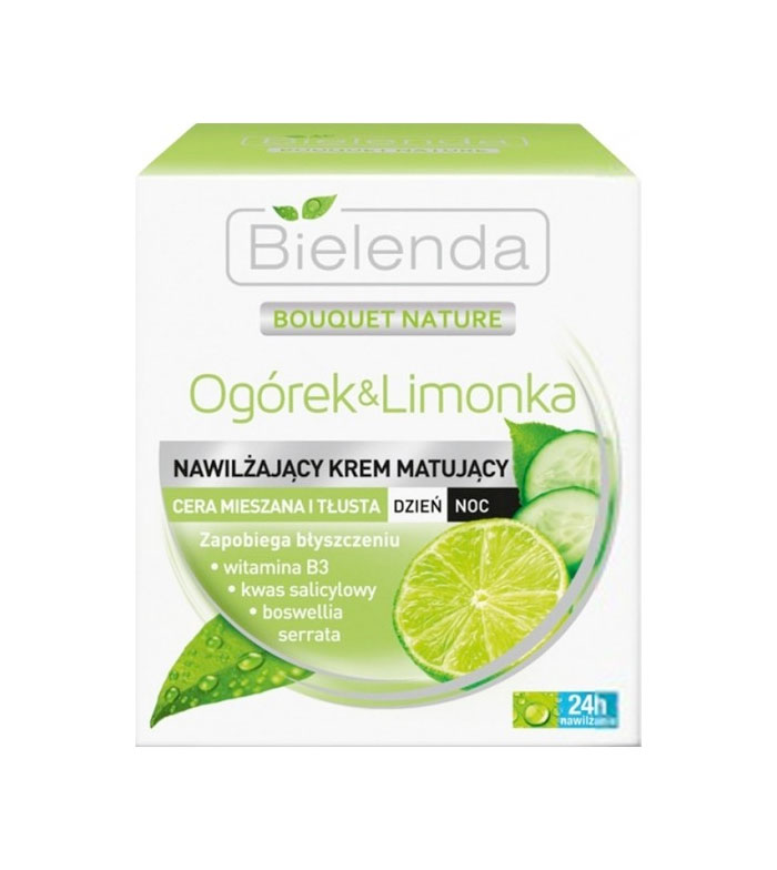 Bielenda - Creme hidratante e matificante - Pepino e limão