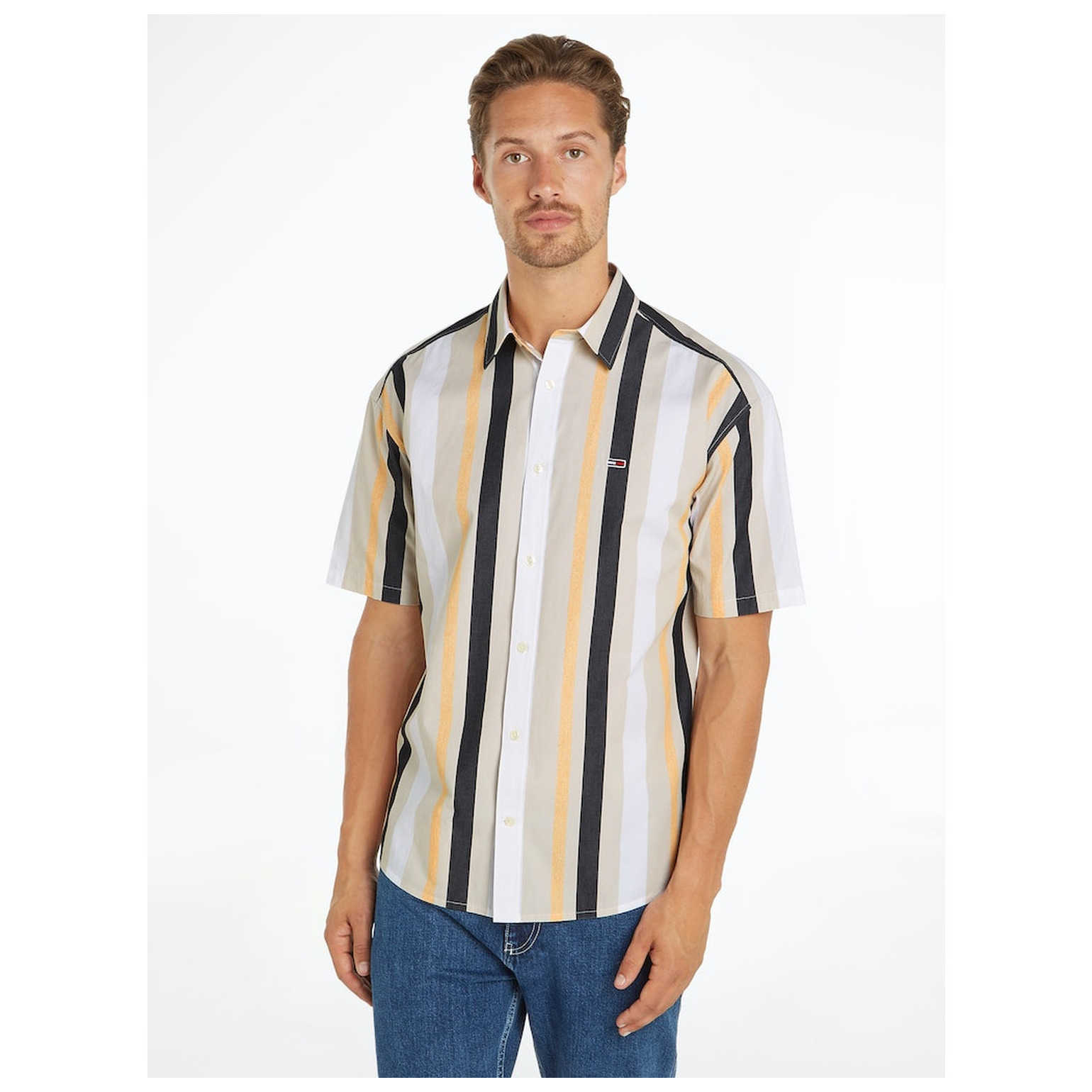 Tommy Jeans TJM RLX STRIPES SHIRT