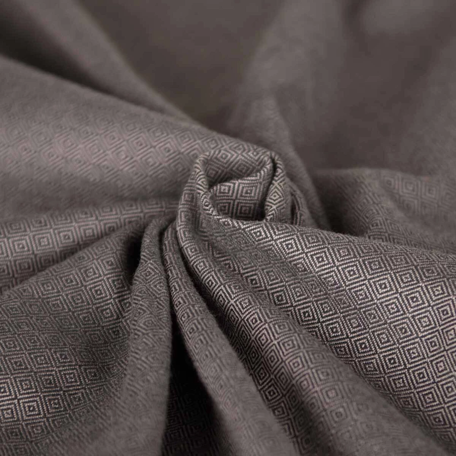 Hoppediz Babytrage Bondolino Plus Jacquard One Size London grau-schwarz