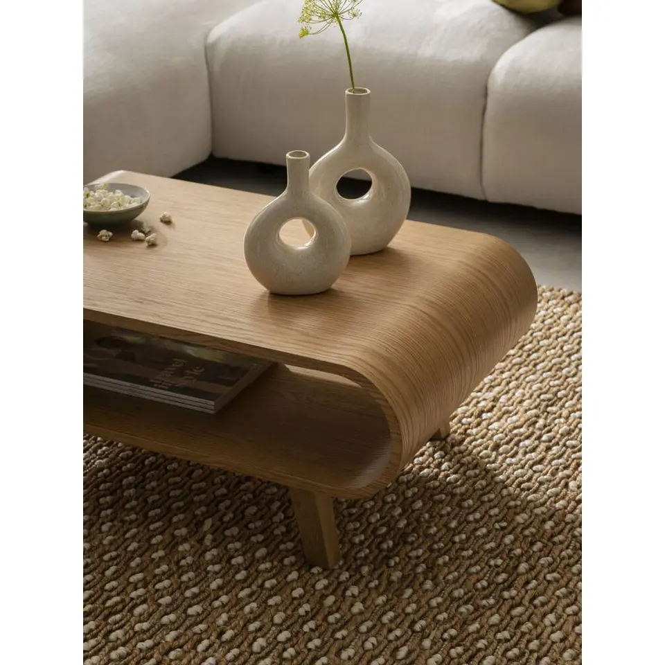 Salontafel Matteo - naturel - 37x90x55 cm