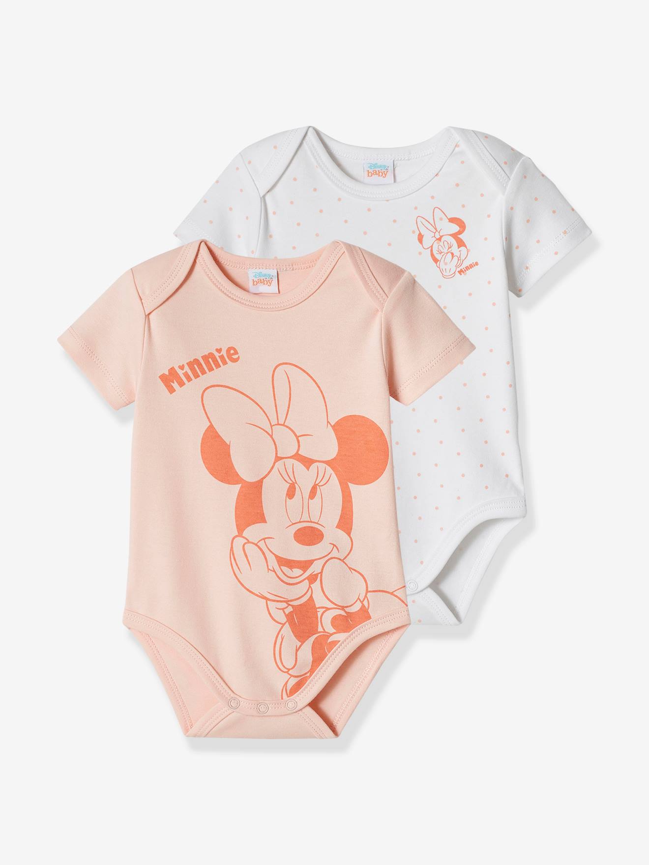 Conjunto com 2 bodies para bebê menina