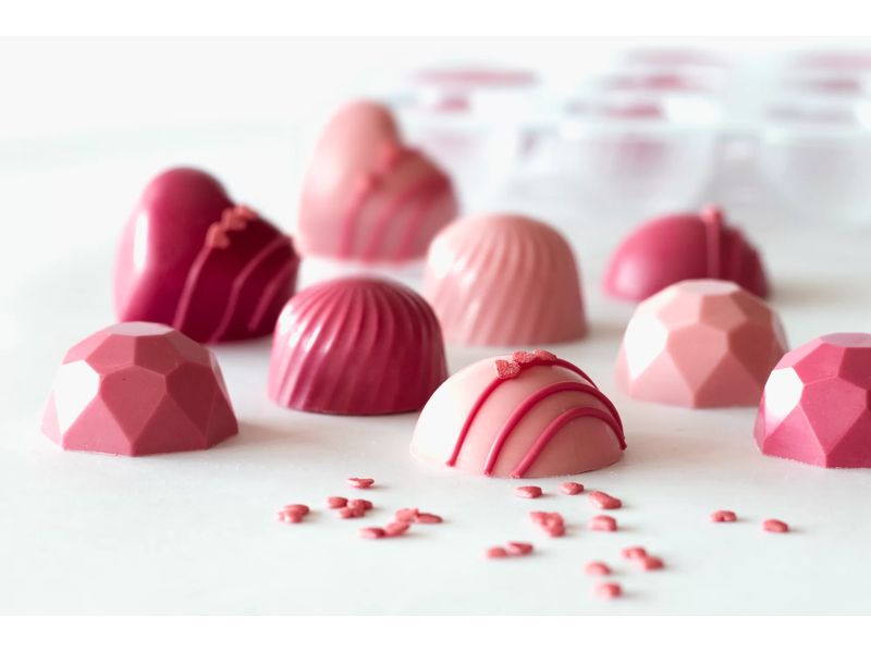 Städter Pralinenform Kuppel 13.5 x 27.5 cm Giessform für Pralinen