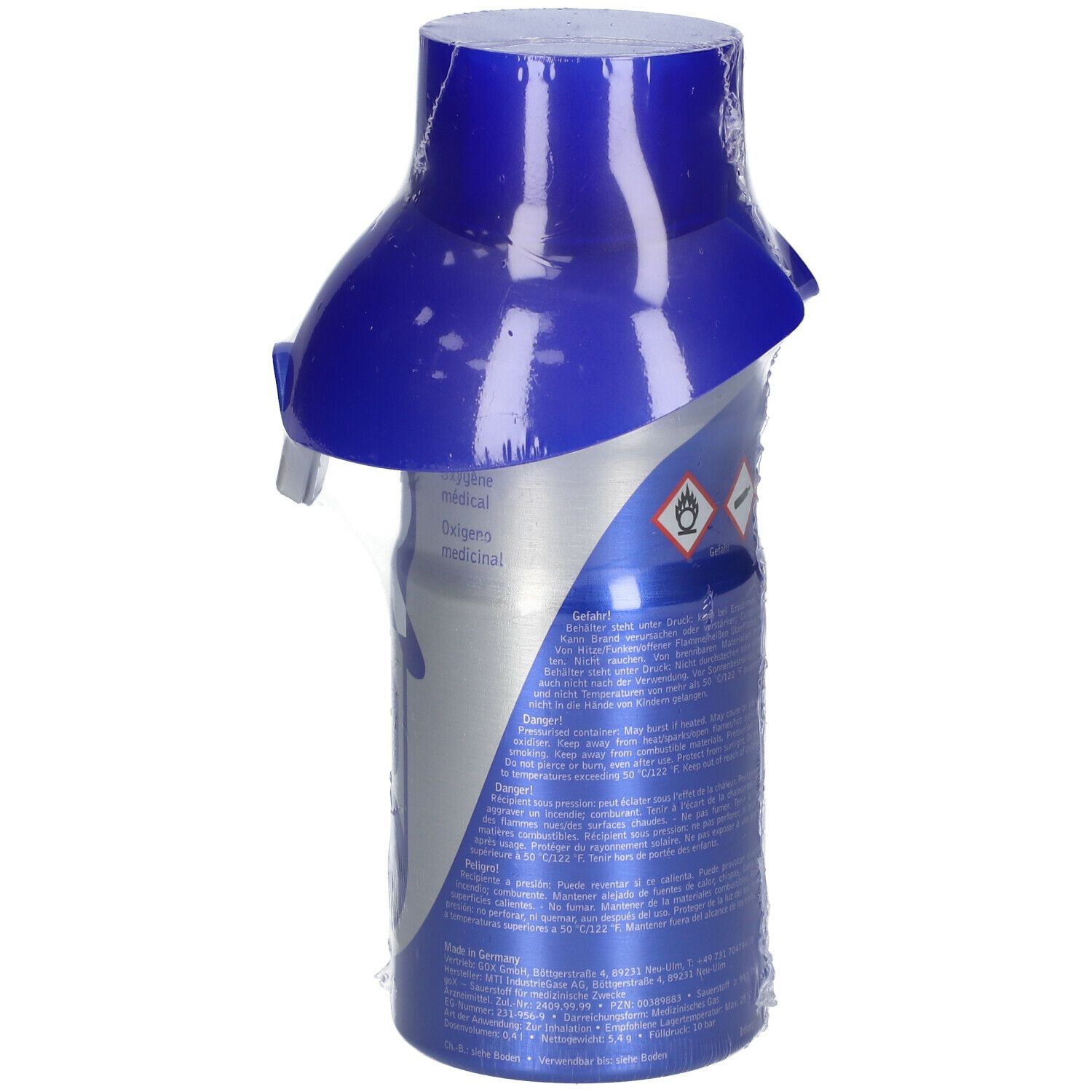 go X® Sauerstoff Inhalationsdose