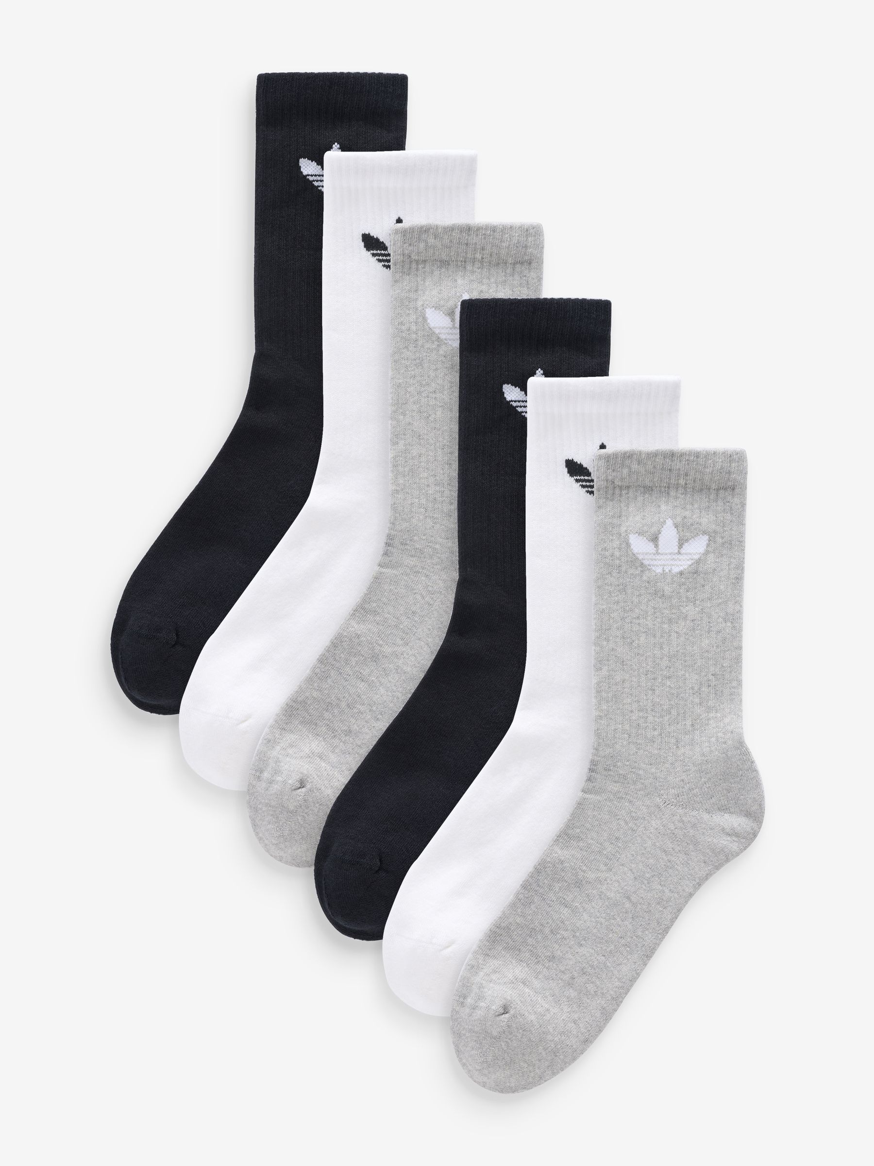 Zwart - adidas Originals verpakking van 3 Trefoil enkelsokken