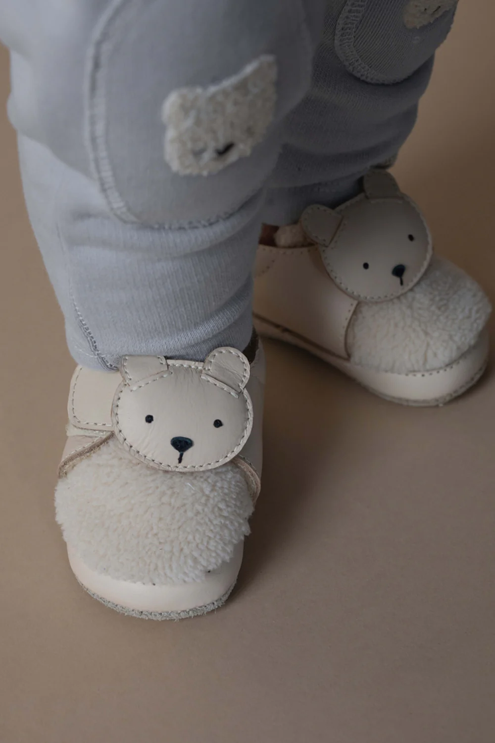 Matijn Sneakers | Polar Bear | Cream Leather
