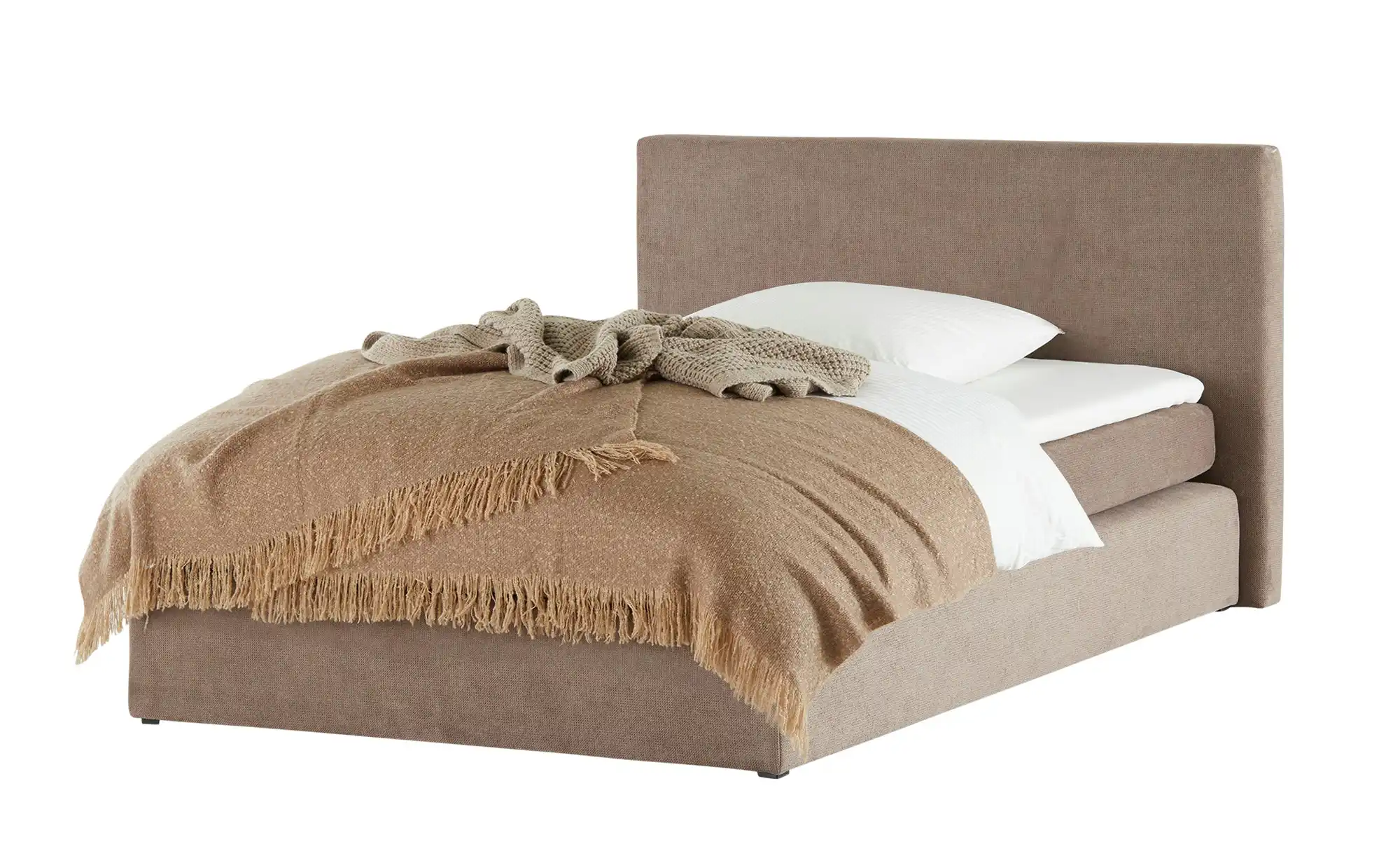 smart Boxspringbett 140x200 - schlamm Basic