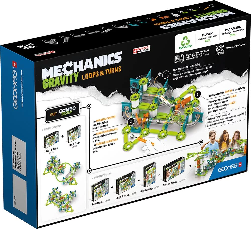 MECHANICS ECOFRIENDLY - 130 PIECES GRAVITY