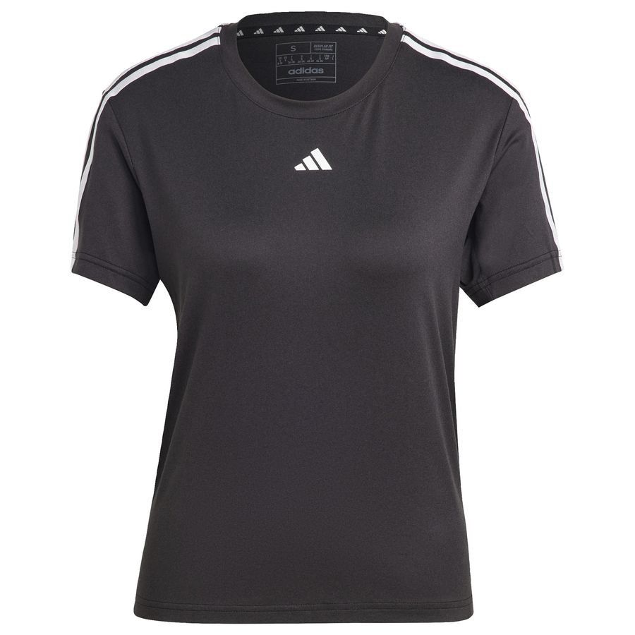 adidas T-shirt d'Entraînement Aeroready Train Essentials 3-Stripes - Noir/Blanc Femme