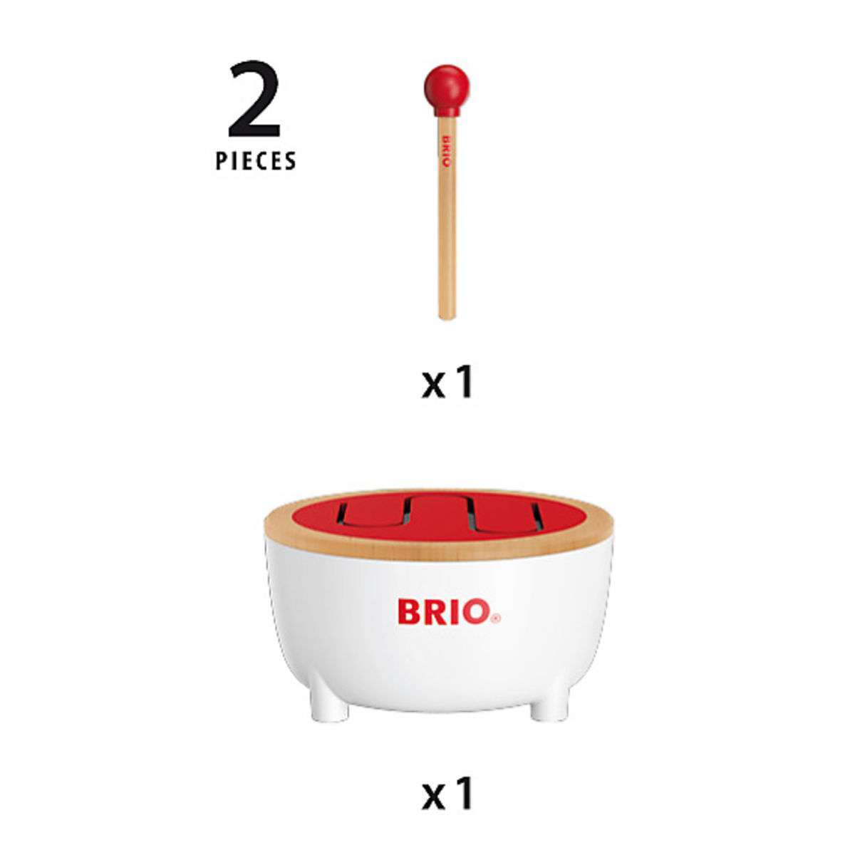 BRIO Spiel Trommel