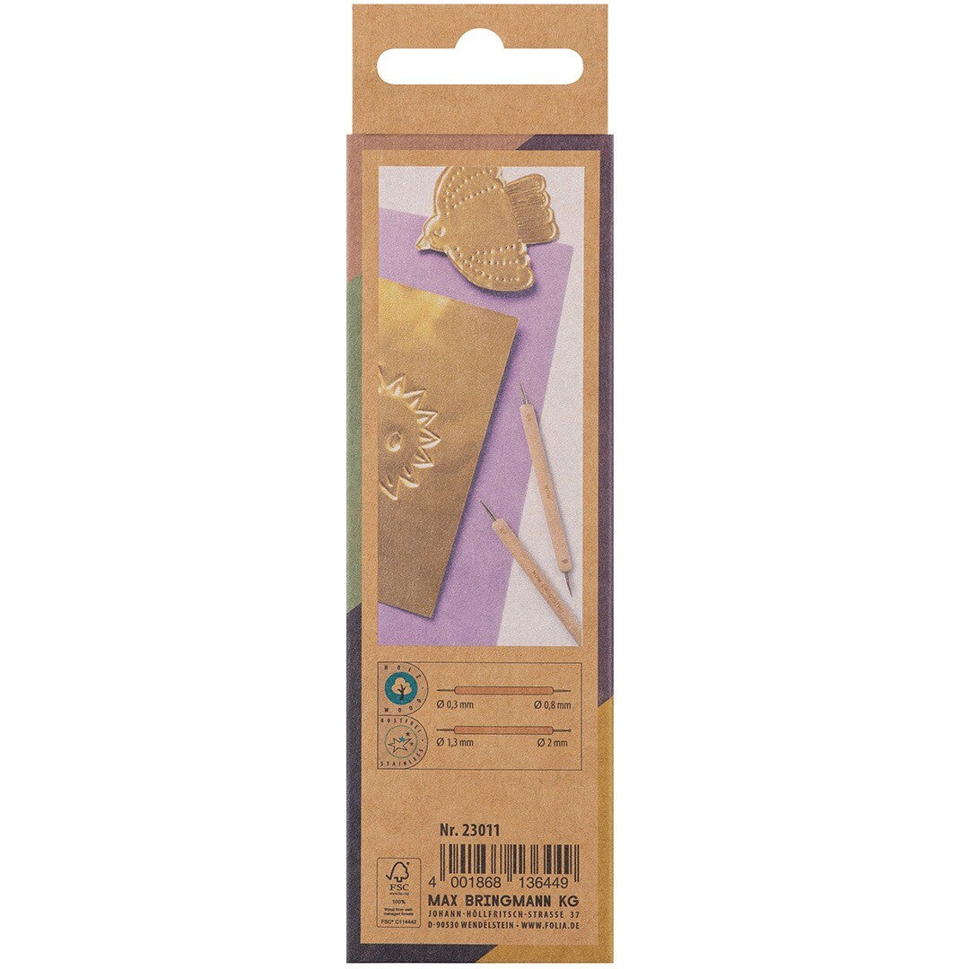 Folia embossing en prikpen