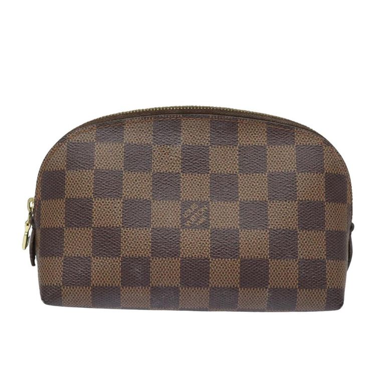 Louis Vuitton Vintage Louis Vuitton Cosmetic Pouch Brown