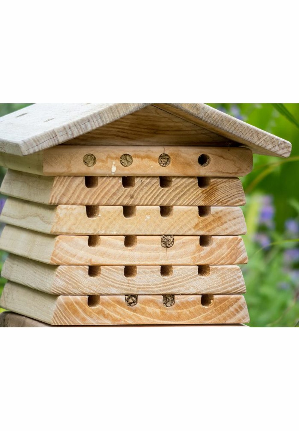 Ruche pour abeilles solitaires en bois