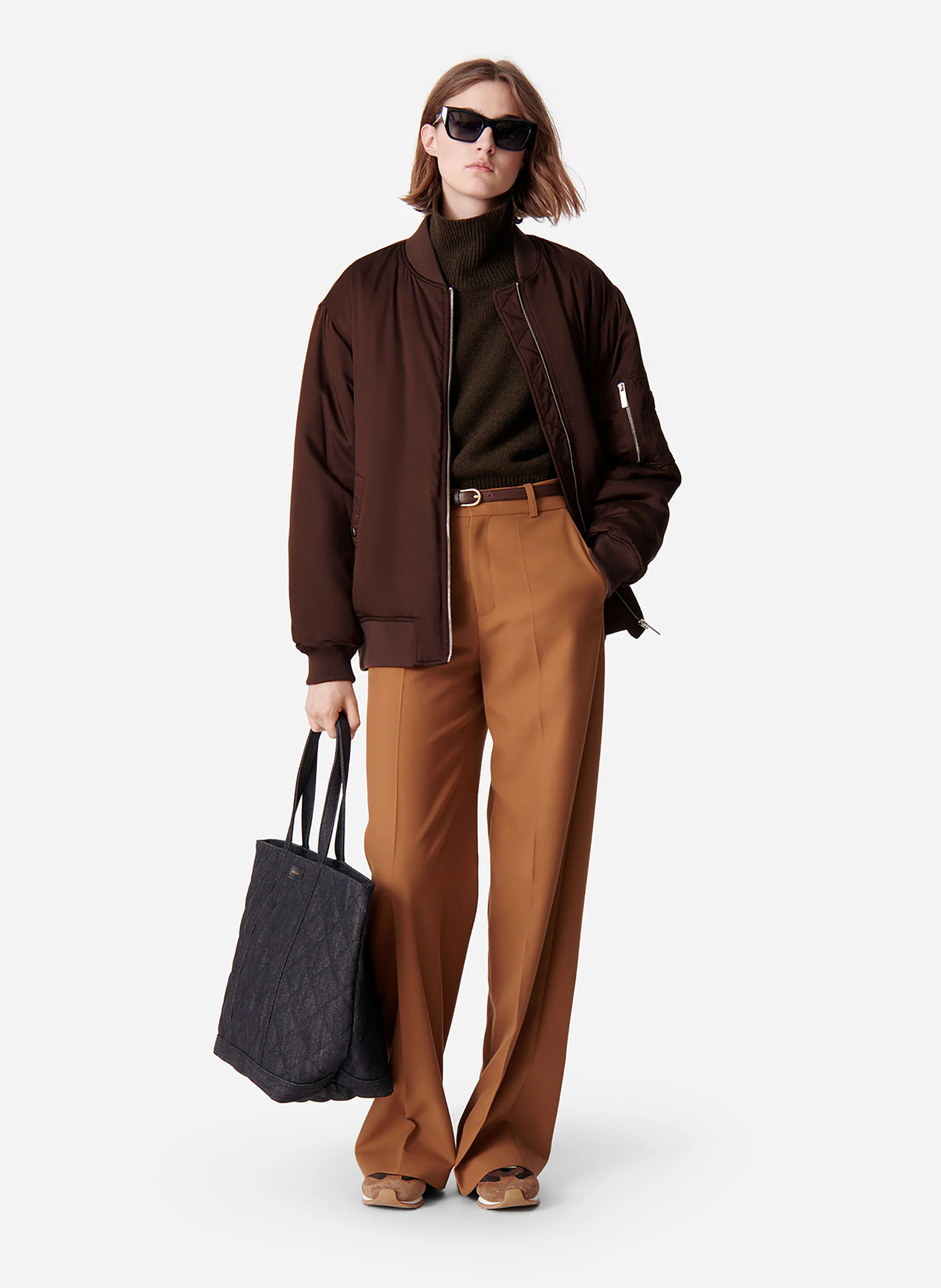 CANADA - Veste teddy oversize | Marron