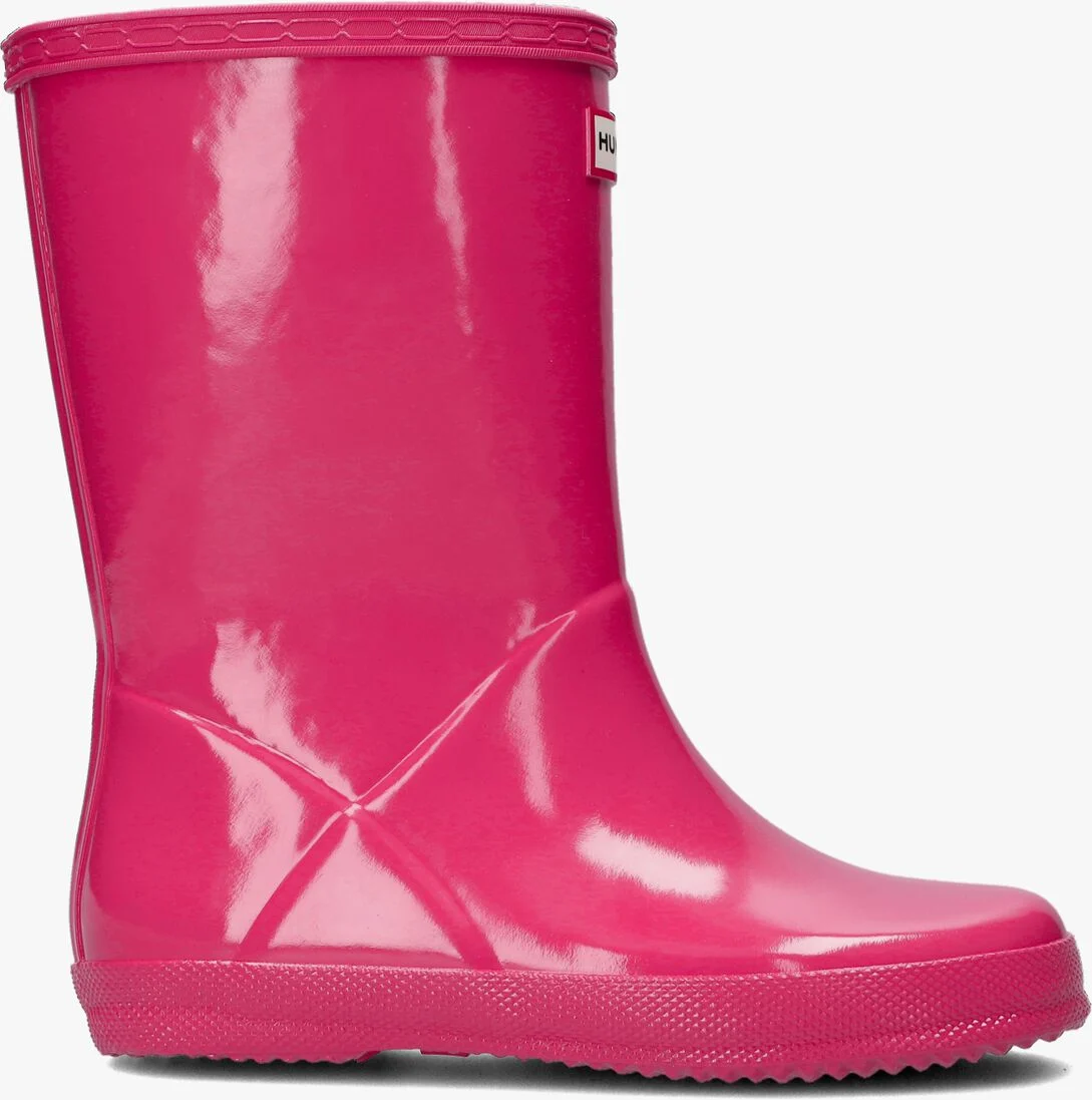 HUNTER roze hunter regenlaarzen kids first classic gloss