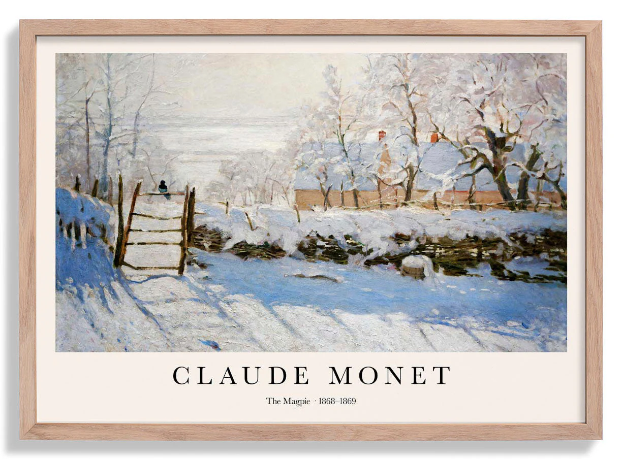 Die Elstern von Claude Monet