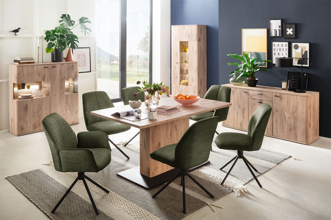 Polsterstuhl TAYLOR 49 x 88 cm Olive/schwarz