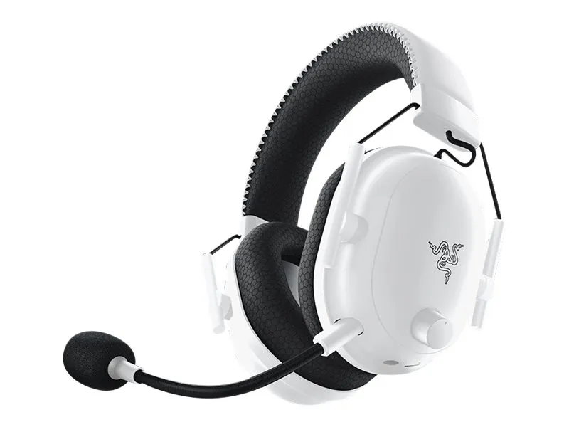 [OUTLET] - Razer BlackShark V2 PRO - 2023 Edition - headset - fuld størrelse - Bluetooth/2,4 GHz radiofrekvens - trådløs - støjisolerende - hvid