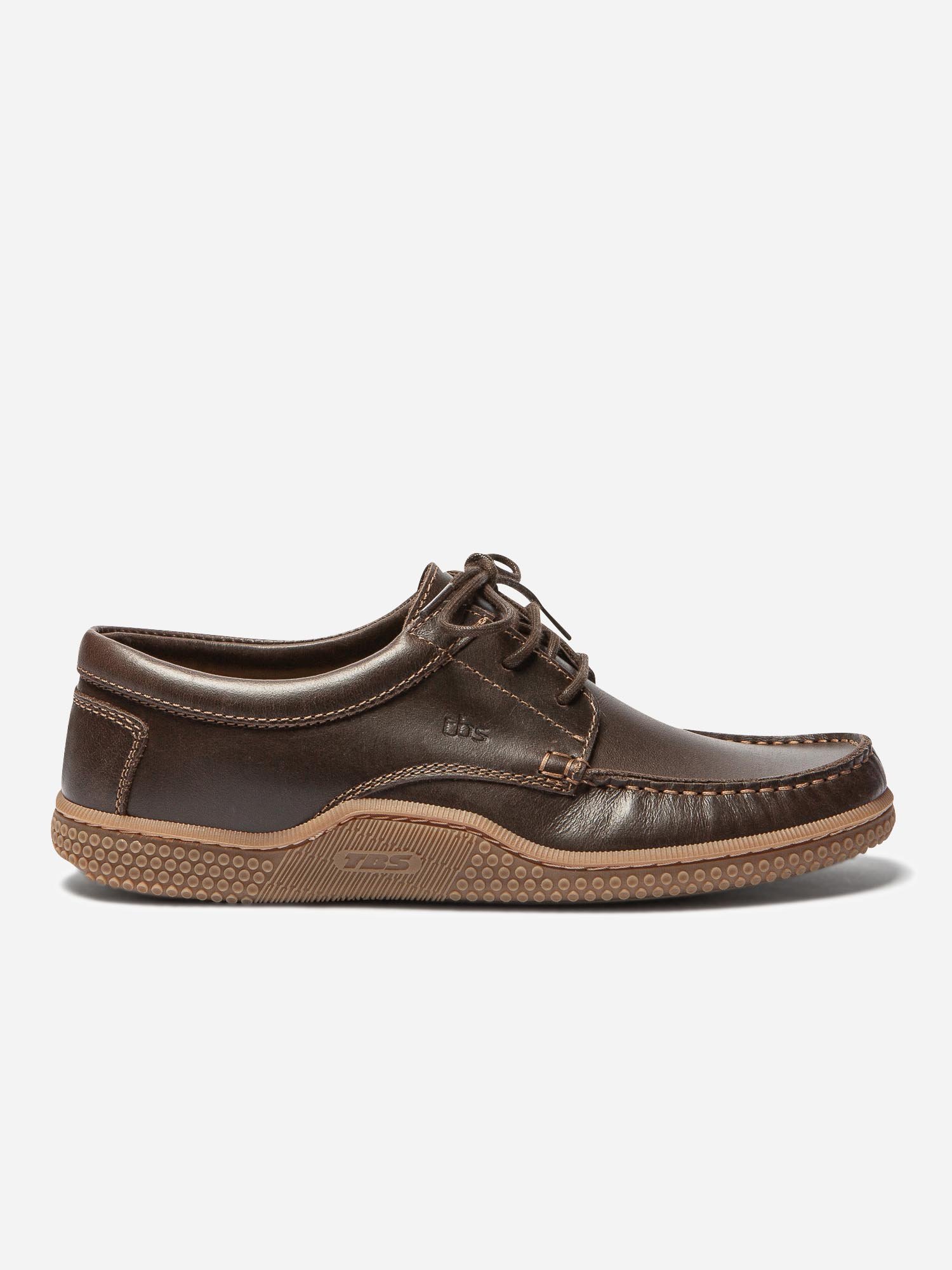 Chaussures Bateau Homme Cuir Lisse Marron