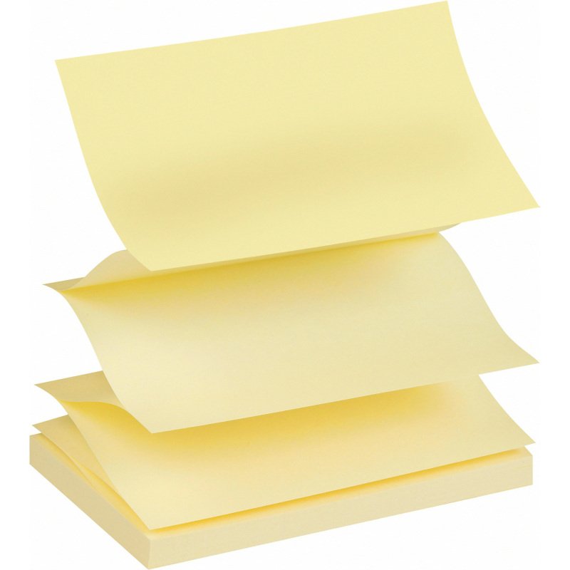 Z-Notes repositionnables jaunes Post-it - bloc de 100 feuilles