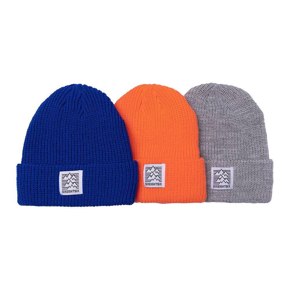 686 CLASSIC KNIT - Bonnets x3 Homme assorted
