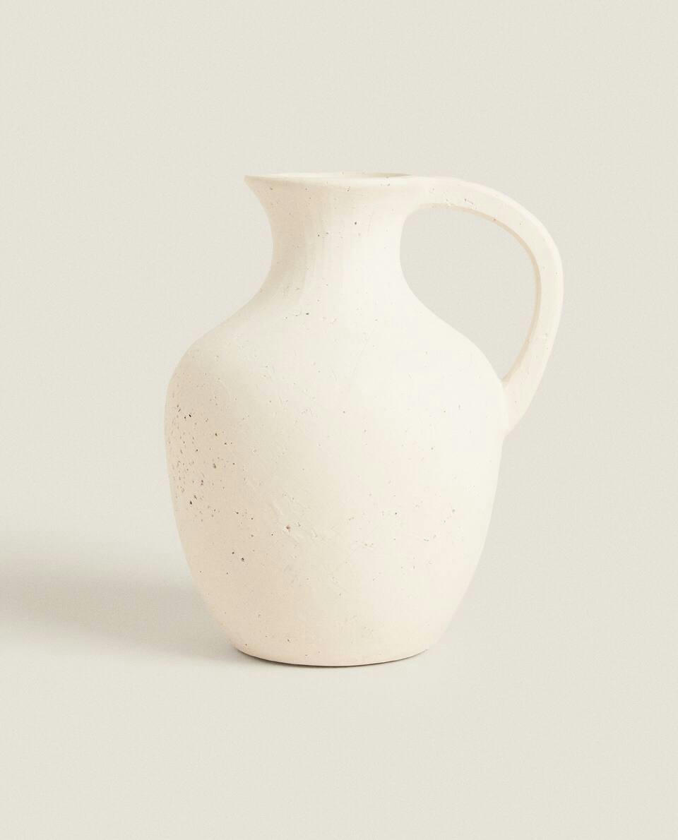 VASO DE CERÂMICA COM ALÇA