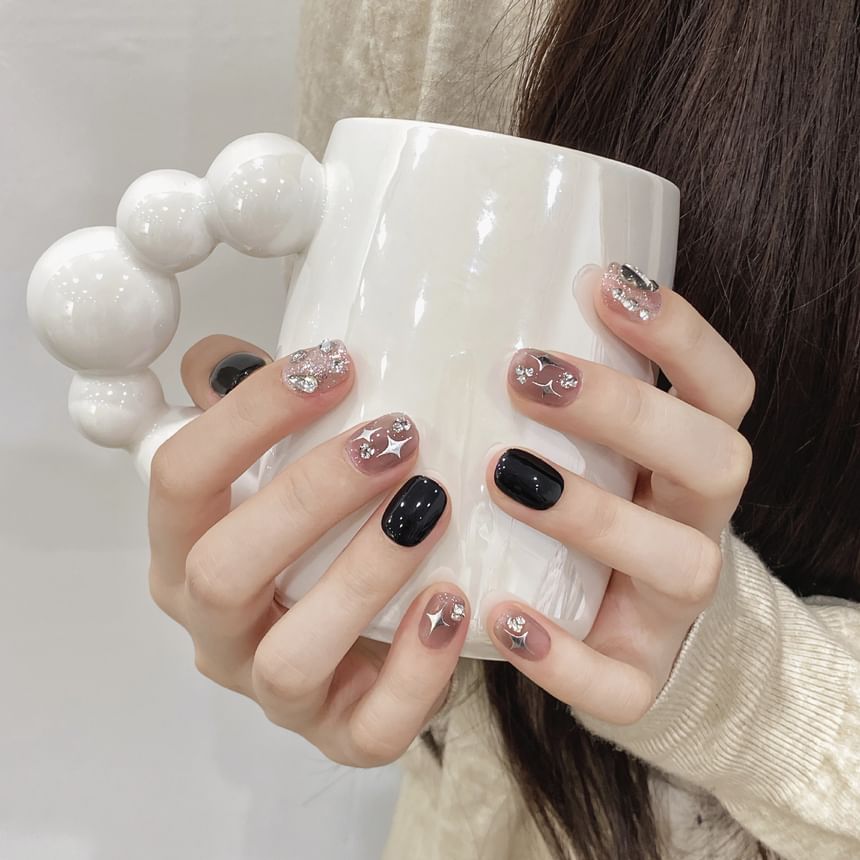 eovda - Star Rhinestone Press On Nail