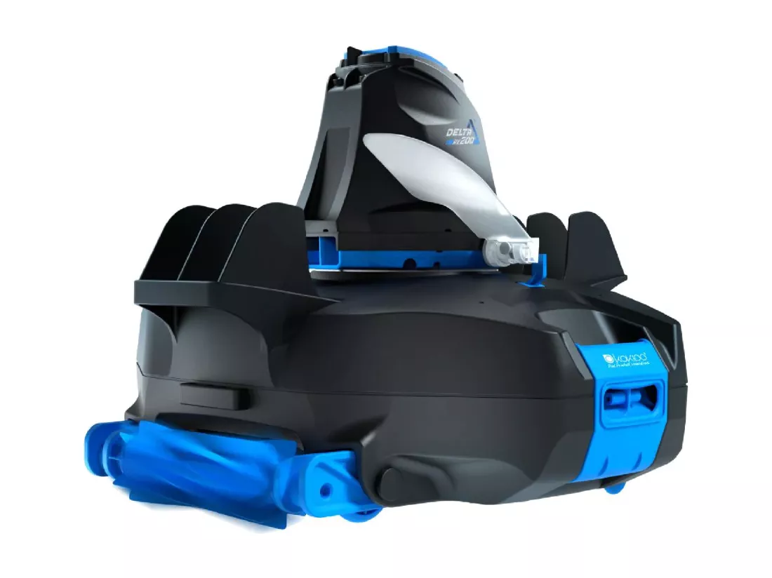 Nettoyeur Automatique Robot pour Piscines avec Batterie 90 min Kokido Delta 200 RX avec Rouleau sans Fil Inclus