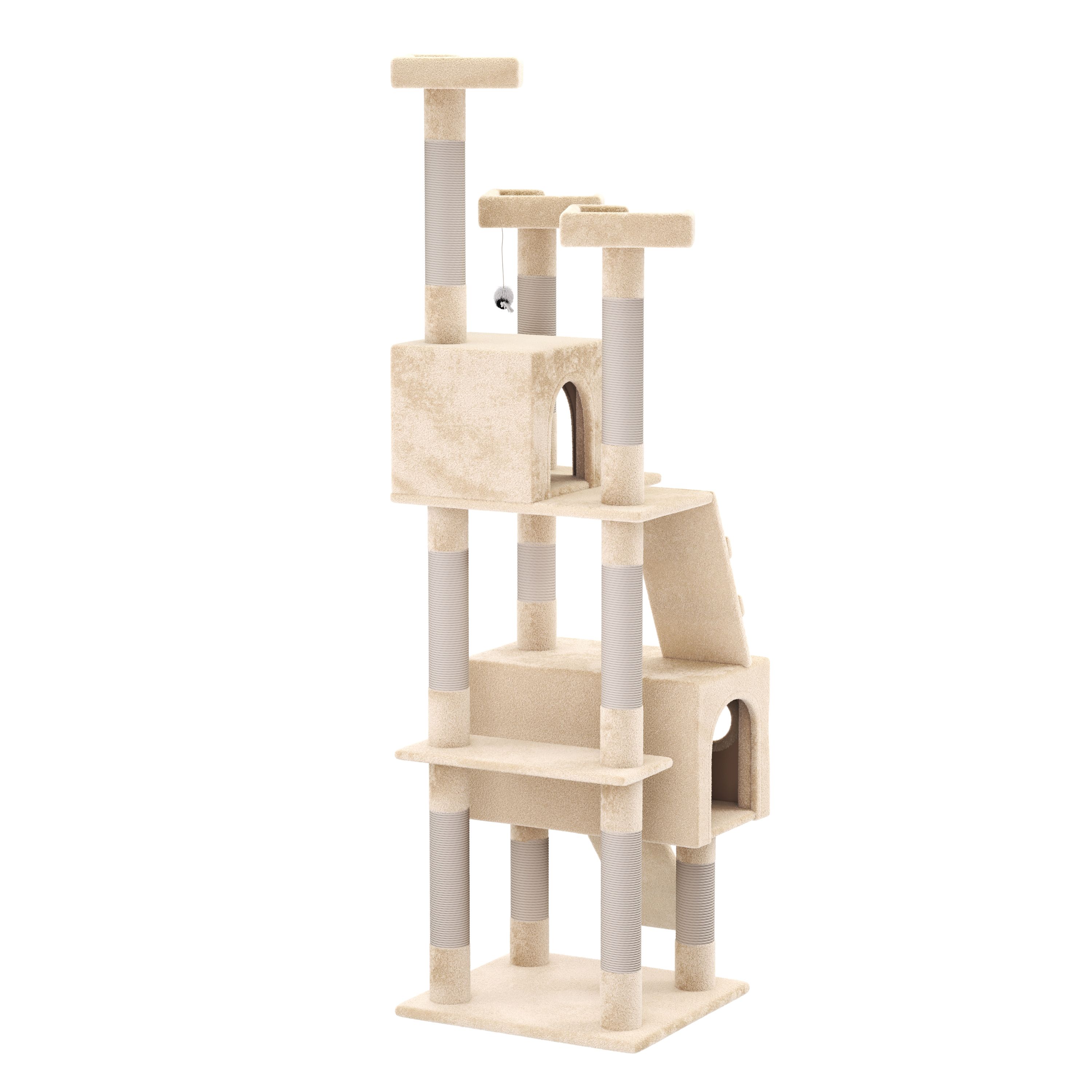 Katzenbaum MAX 182 cm beige