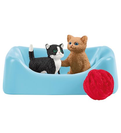 Schleich Farm WoRød - Katteleget?j - H: 12 cm 42501