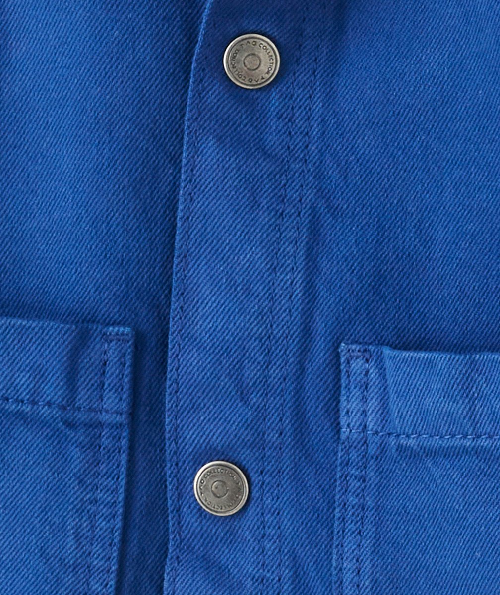 VESTE BÉBÉ GARÇON EN COTON BLEU ÉLECTRIQUE