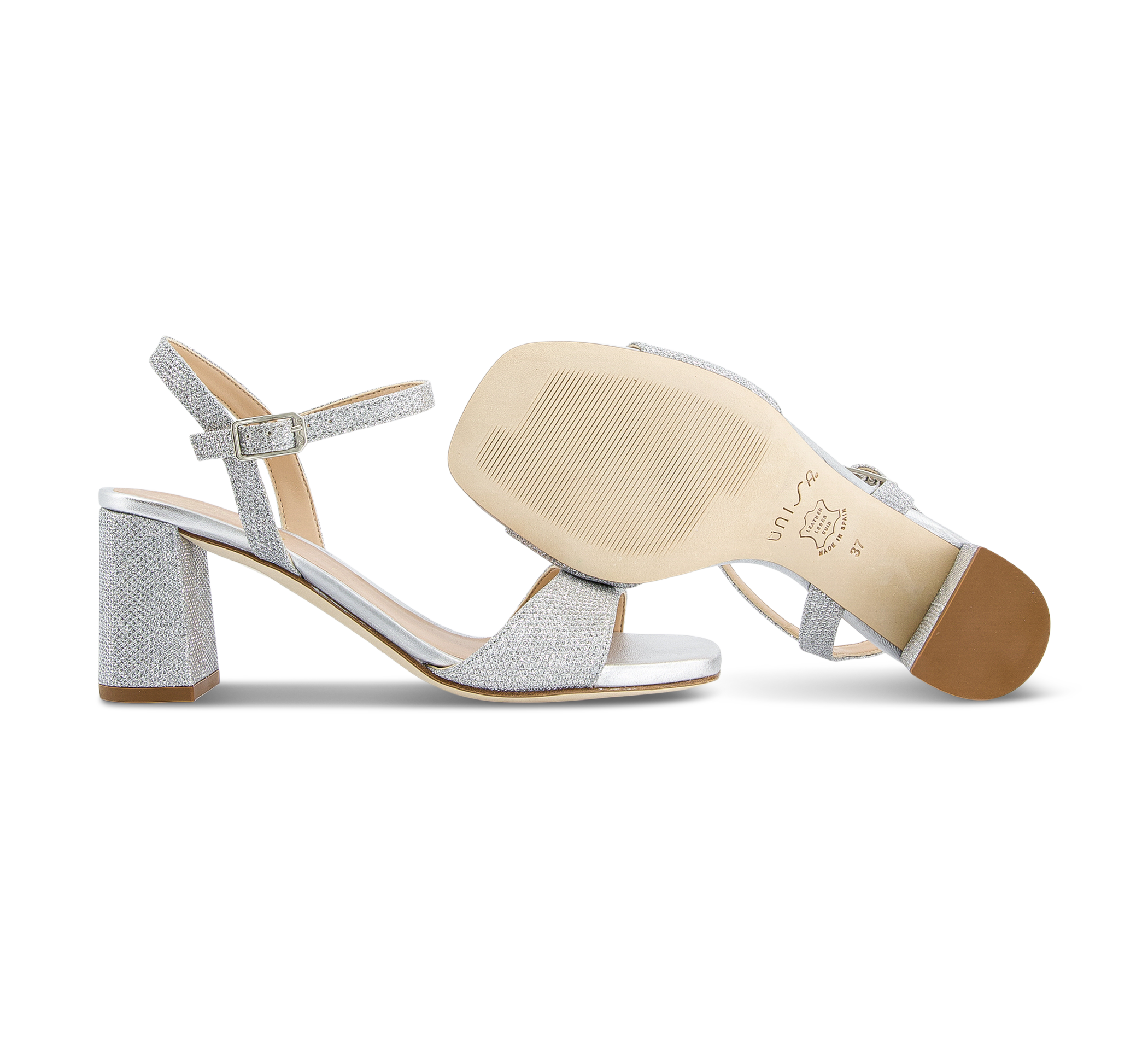 Unisa Minari - Riemchensandalen silber