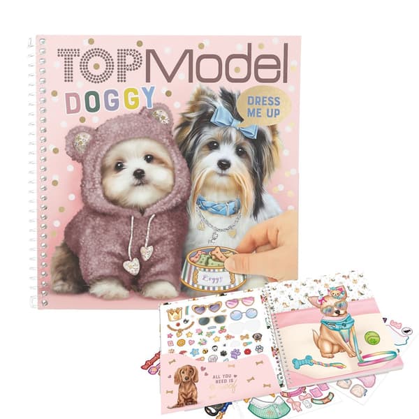 TOPModel Dress Me Up Klistremerkebok DOGGY