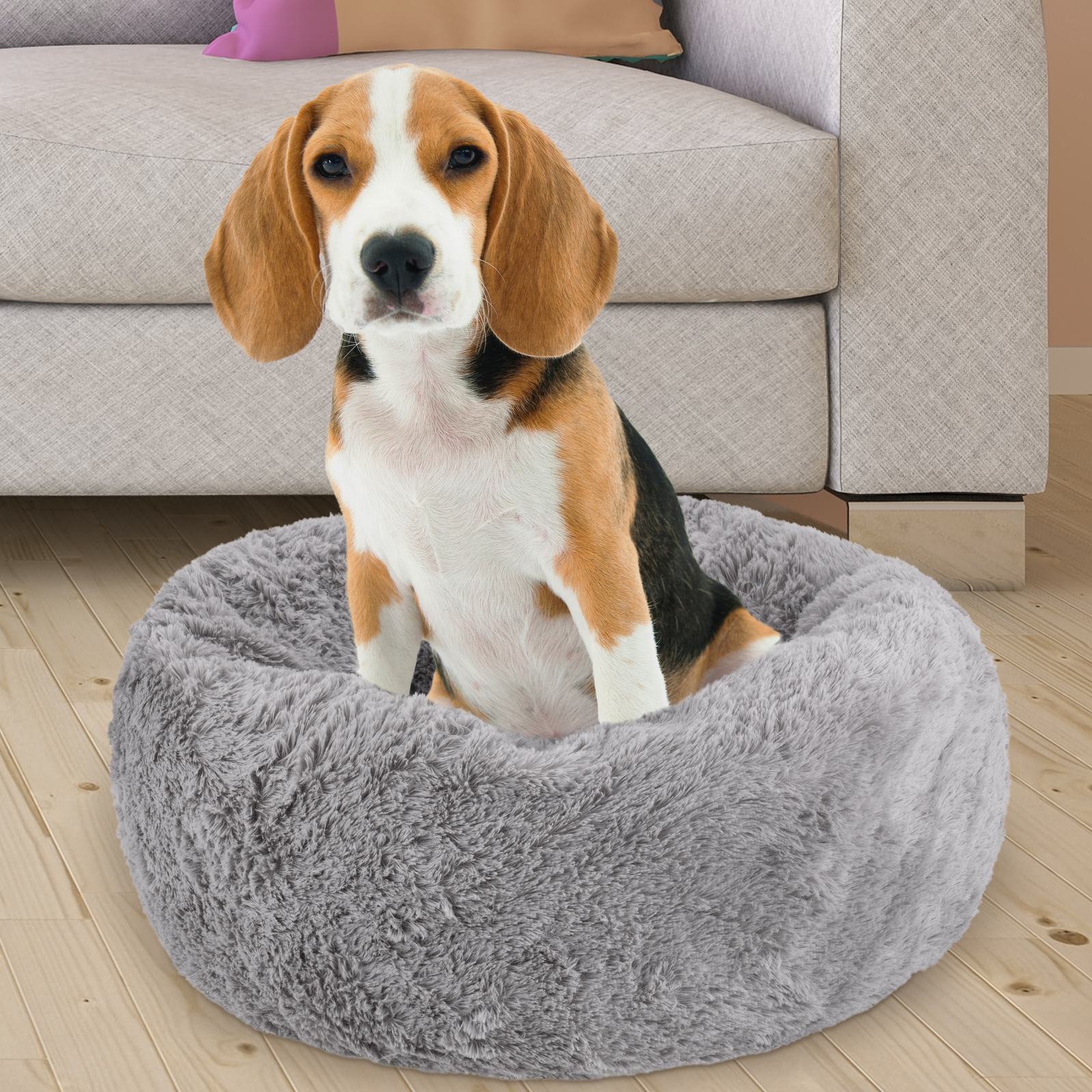Cama antiestresse para animais de estimação, tamanho G
