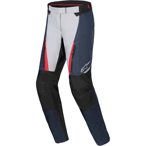 Alpinestars - Pantalon femme Stella ST-1 Waterproof Bleu foncé / Gris Clair / Noir / Rouge fluo