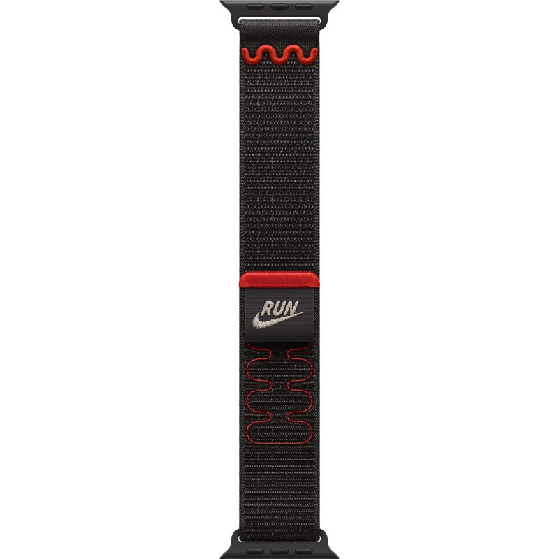 Apple Nike Sport Loop Bande Noir Nylon, Polyester recyclé, Spandex