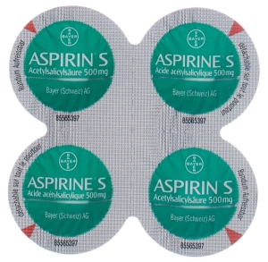 ASPIRIN S Tabletten 500mg, 20 Stück