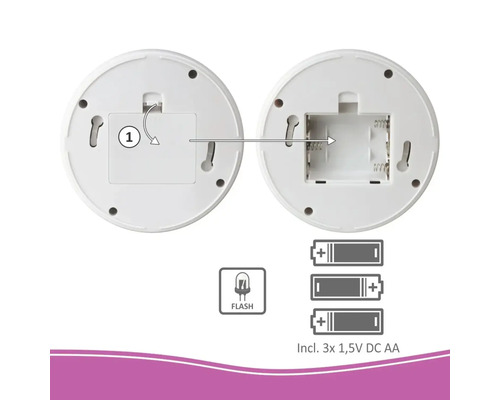 Elro Indoor Dummy Dome Camera met flitser CDD15F