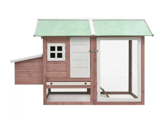 Poulailler Moka 170x81x110 cm Bois de pin massif et sapin