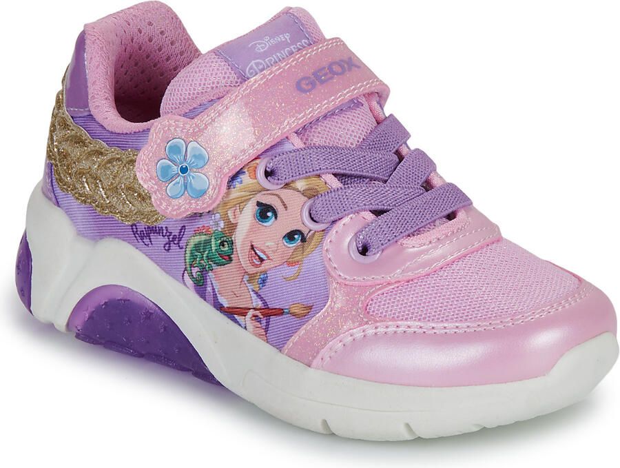 GEOX FADINLIGHT MEISJES Sneakers ROZE DONKER LILA