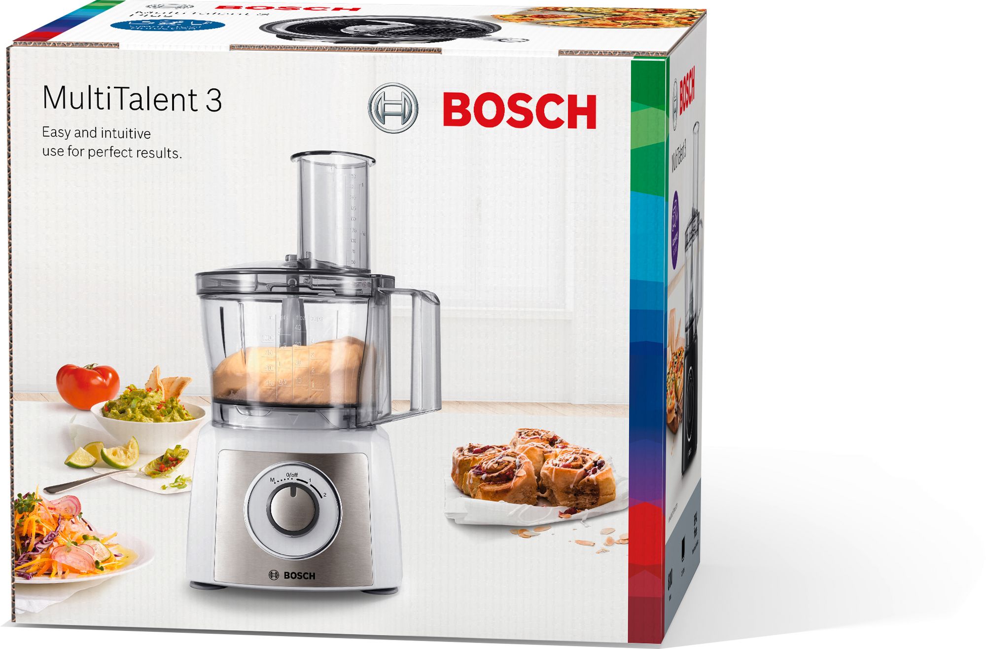 PRODUTO RECONDICIONADO # Processador de Alimentos MultiTalent 3 800W Branco, Branco MCM3100W--B