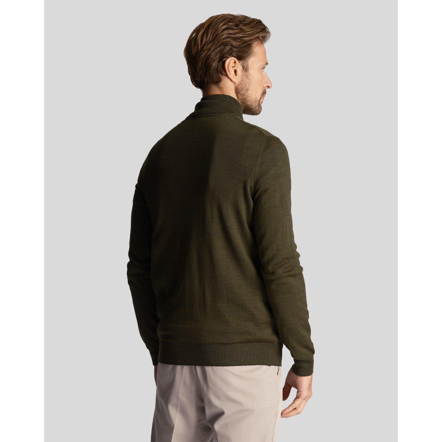 Lyle and Scott Golf CorequarterZip Merino Jumper
