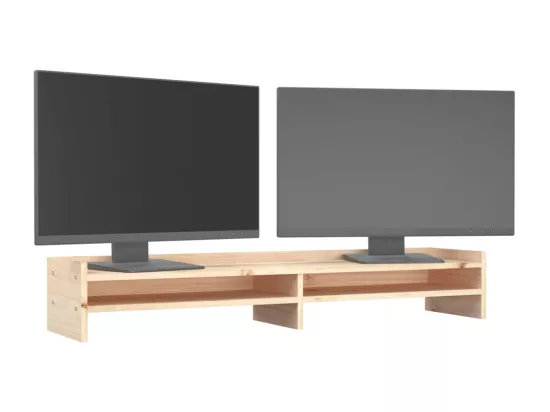 Support pour moniteur 100x24x16 cm Bois de pin solide