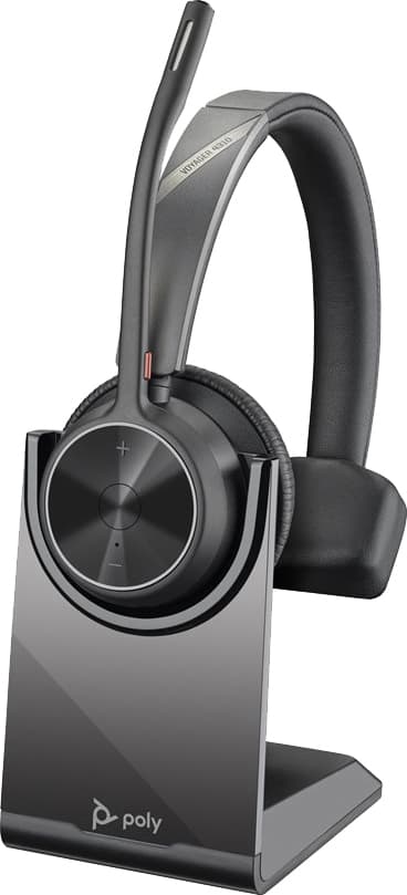 HP Poly Voyager 4310 UC headset USB-A med oplade-stander