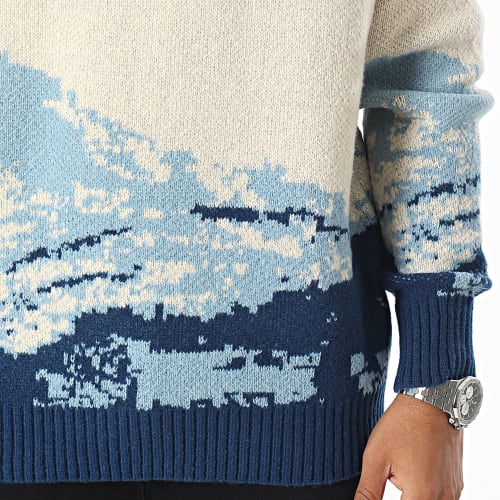 Pull Beige Bleu Clair