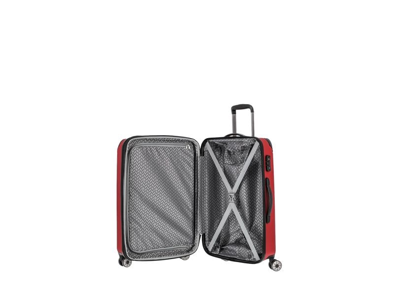 travelite City Trolley M erweiterbar, Rot Reisekoffer