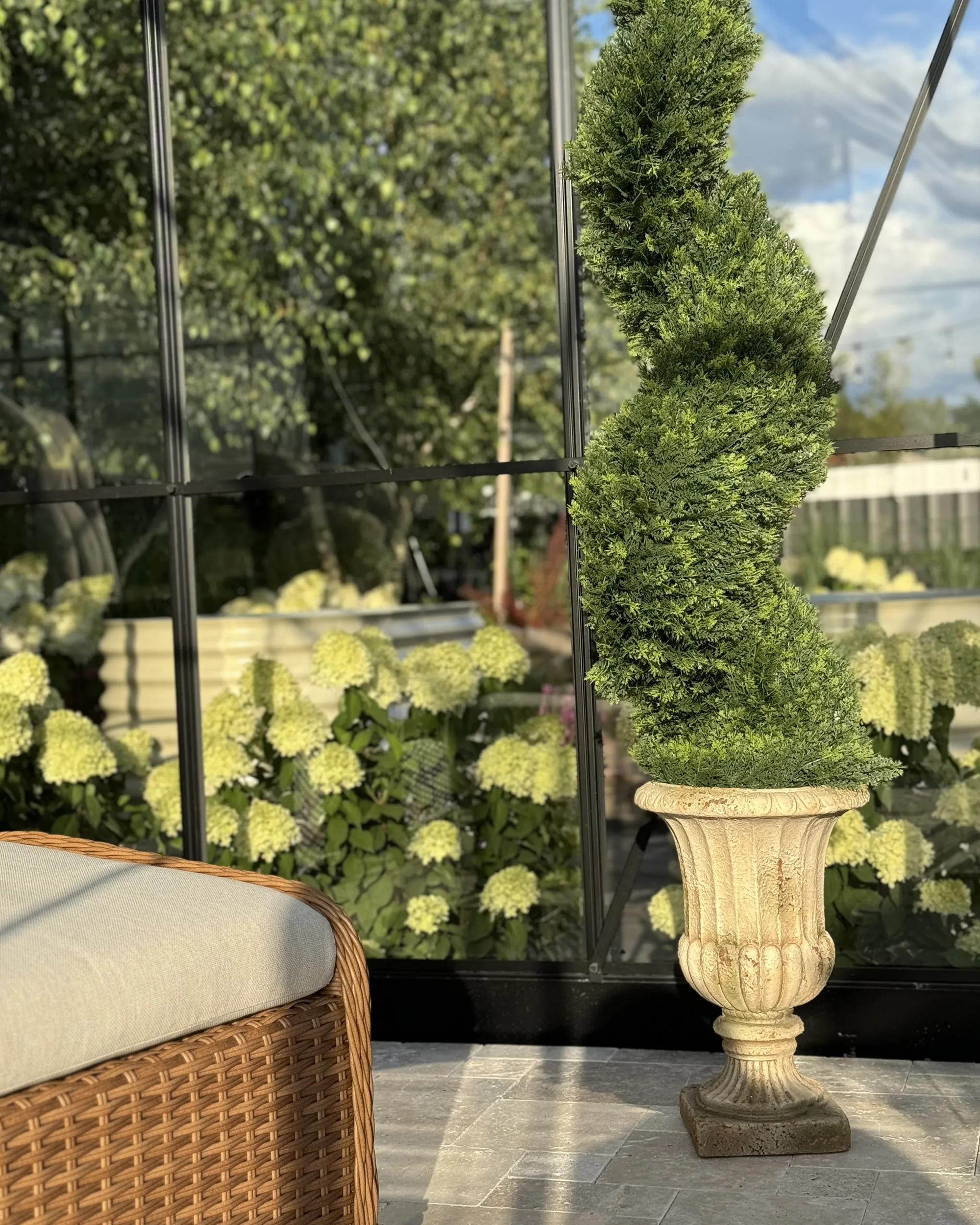 Bloempot LARISA 28 cm Beige