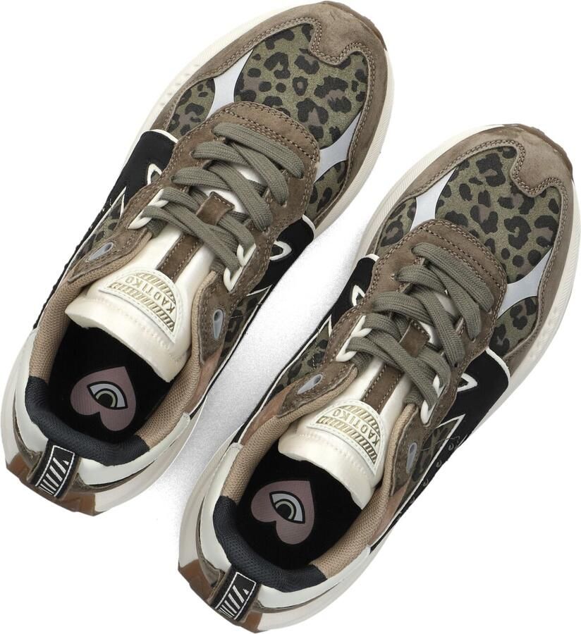 Kaotiko Lage Sneakers AR002-02 Detroit Glam Khaki