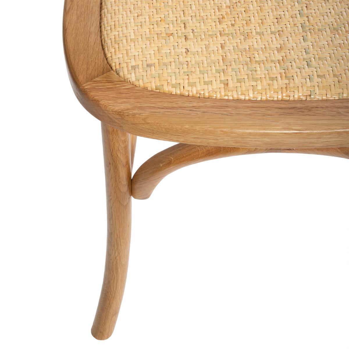 CHAISE BISTROT CHENE ISAK NATUREL