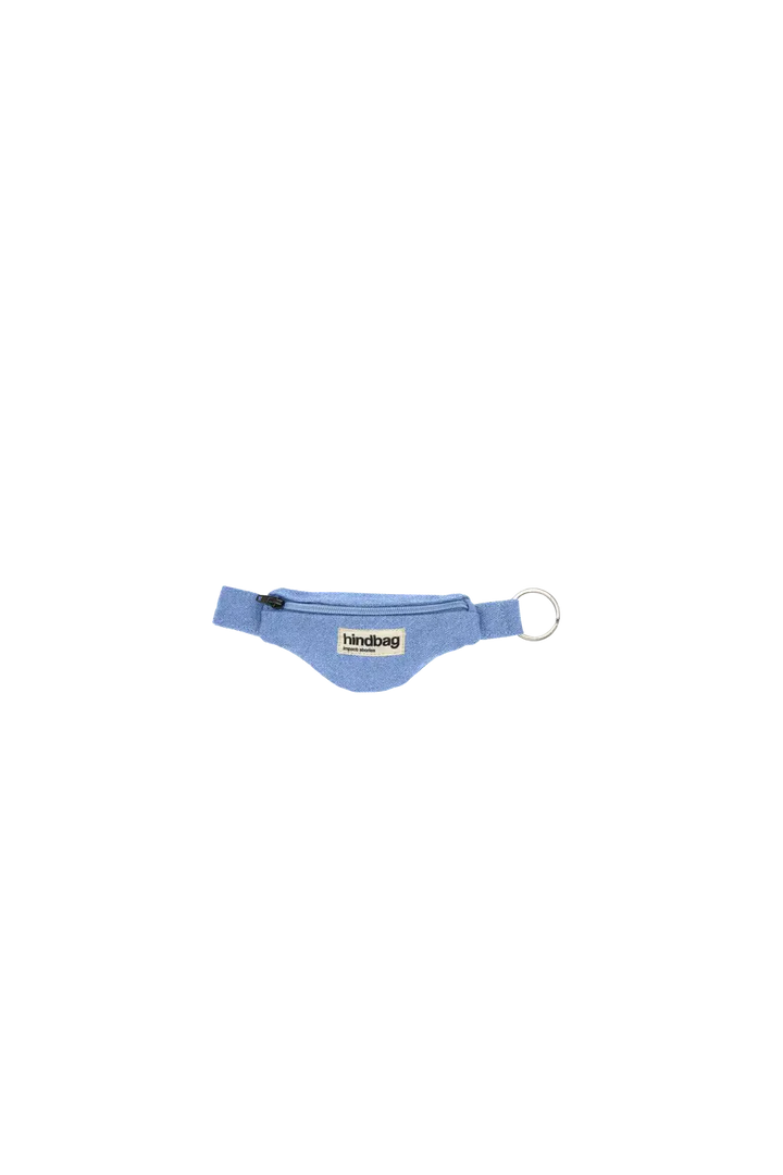 Porte-clés banane Côme Denim Bleu